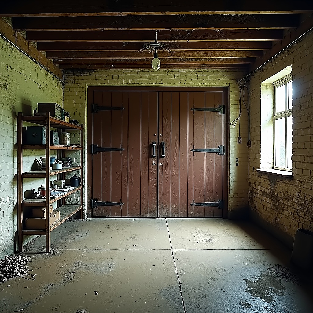 Garage before conversion