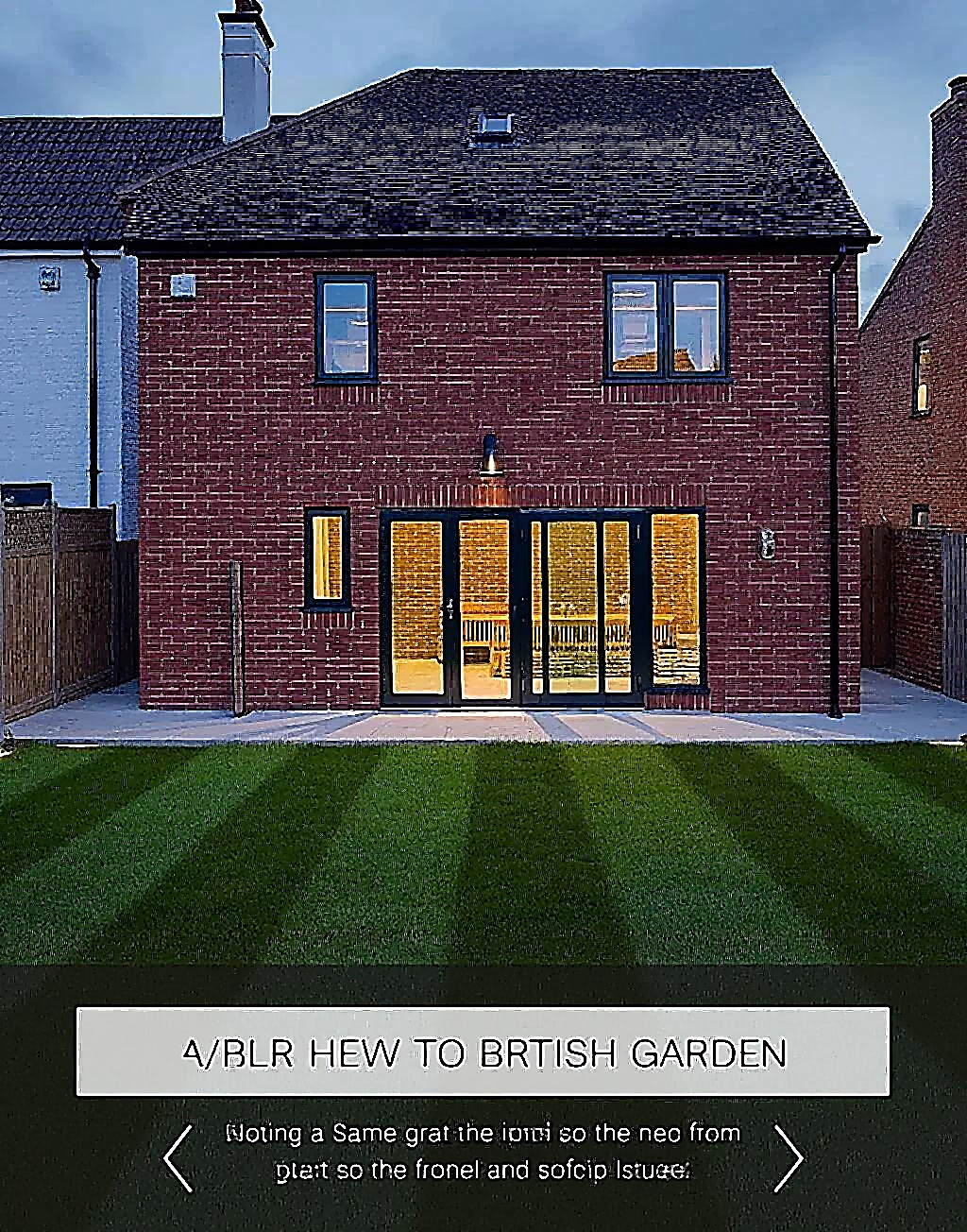 Before: Plain back garden